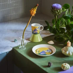 Arabia Mummi Asjett 19cm Hemulen Gul<MOOMIN ARABIA