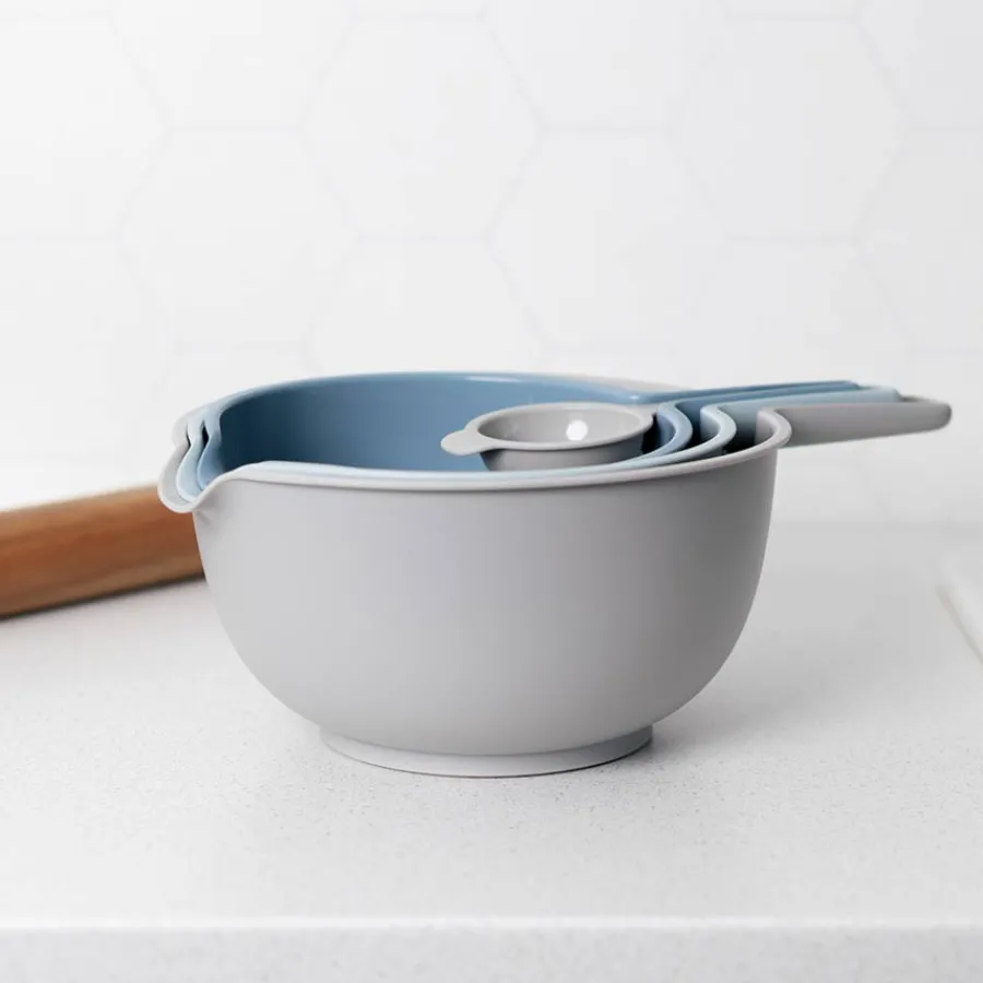 Bakeboller Sett 4 Deler m/Dørslag og Eggeskiller<CHRISTIANIA 1739 Outlet