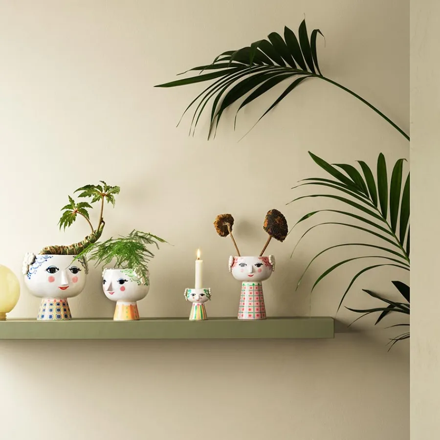 Bjørn Wiinblad Eva Potteskjuler På Fot 15,5 cm Lys Grønn<BJØRN WIINBLAD Hot