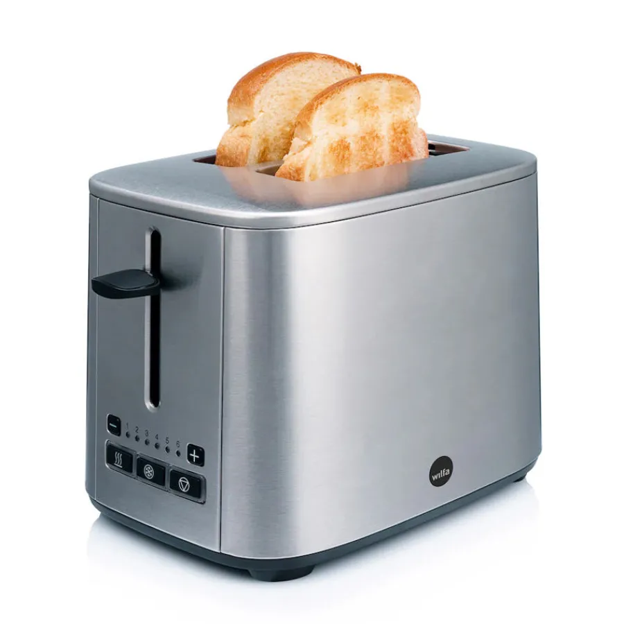 Brødrister CT-1000S Sølv<WILFA Hot