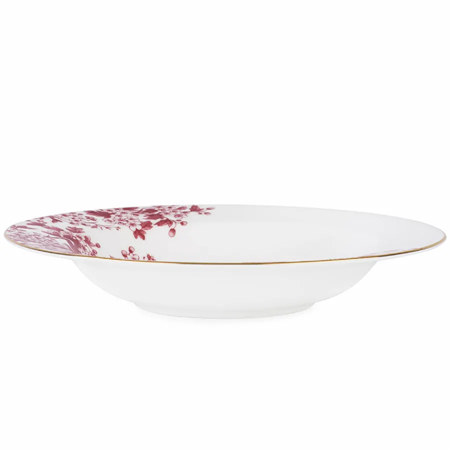 ByTimo Dyp Tallerken 23cm Burgunder<PORSGRUNDS PORSELÆNSFABRIK Outlet