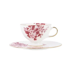 ByTimo Kopp & Skål 20cl Burgunder<PORSGRUNDS PORSELÆNSFABRIK