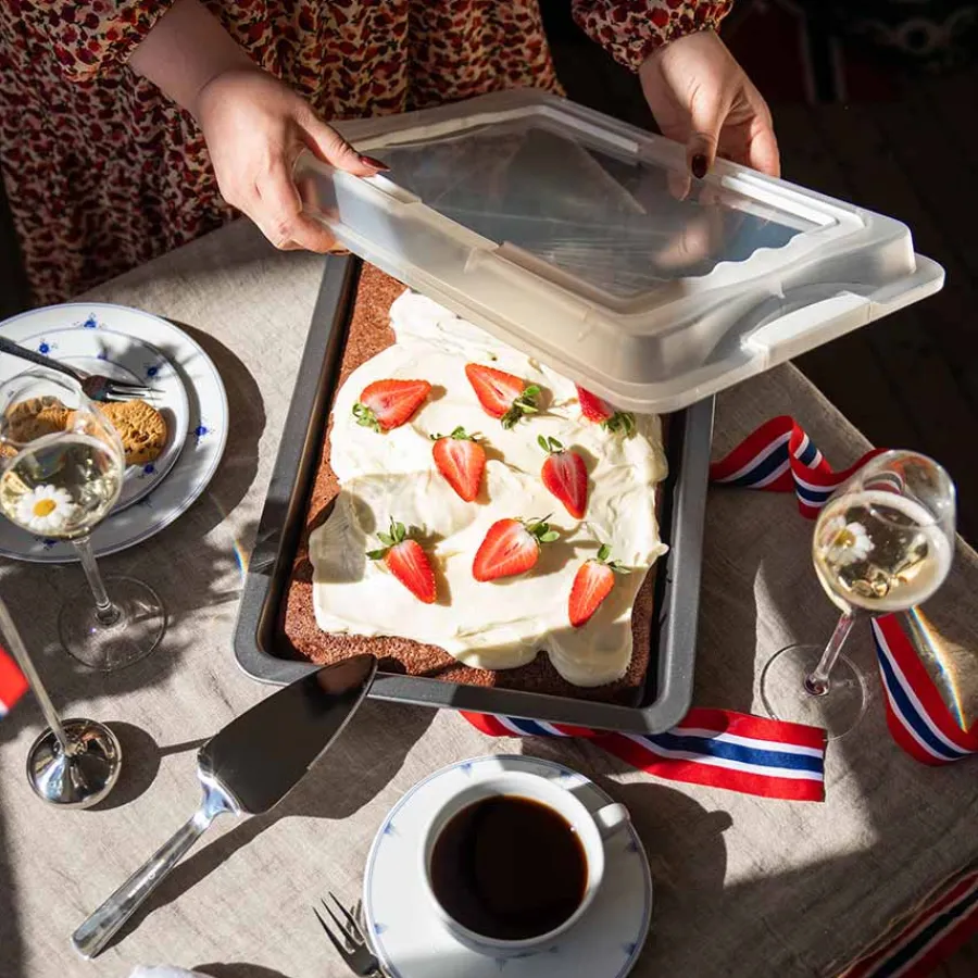 Bake Langpanne m/Lokk 42x29cm<CHRISTIANIA 1739 Discount