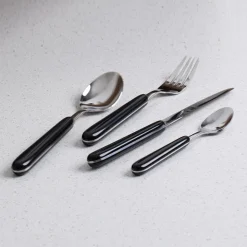 Bari Bestikksett 16 Deler Sort<CHRISTIANIA 1739 New