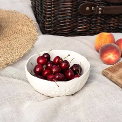 Botanisk Bolle 16cm Hvit<CHRISTIANIA 1739 Clearance