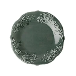 Botanisk Tallerken 21cm Grønn<CHRISTIANIA 1739 Discount