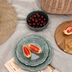 Botanisk Tallerken 21cm Grønn<CHRISTIANIA 1739 Discount