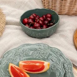 Botanisk Tallerken 21cm Grønn<CHRISTIANIA 1739 Discount