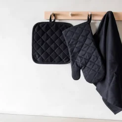 Home Kjøkkenhåndkle Sort<CHRISTIANIA 1739 Clearance