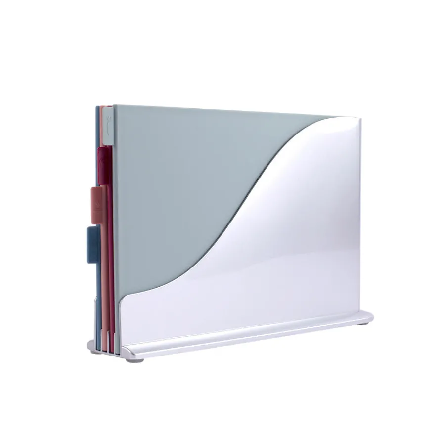 Kitchenline Skjærefjøl Sett 4stk med Stativ<CHRISTIANIA 1739 Sale