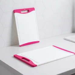 Kitchenline Skjærebrett Antibakteriell 2pk Rosa<CHRISTIANIA 1739 Online