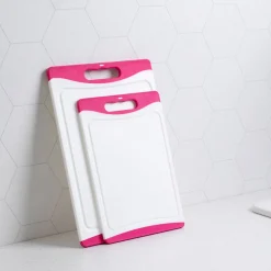 Kitchenline Skjærebrett Antibakteriell 2pk Rosa<CHRISTIANIA 1739 Online