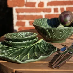 Christiania 1739 Leaf Porselensfat 20,5cm<SEASONS Sale