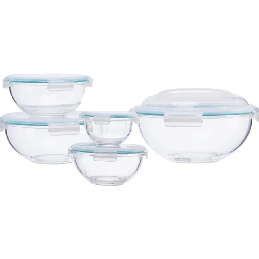 Oppta Oppbevaring/Bakeboller 5 Deler m/lokk<CHRISTIANIA 1739 Clearance