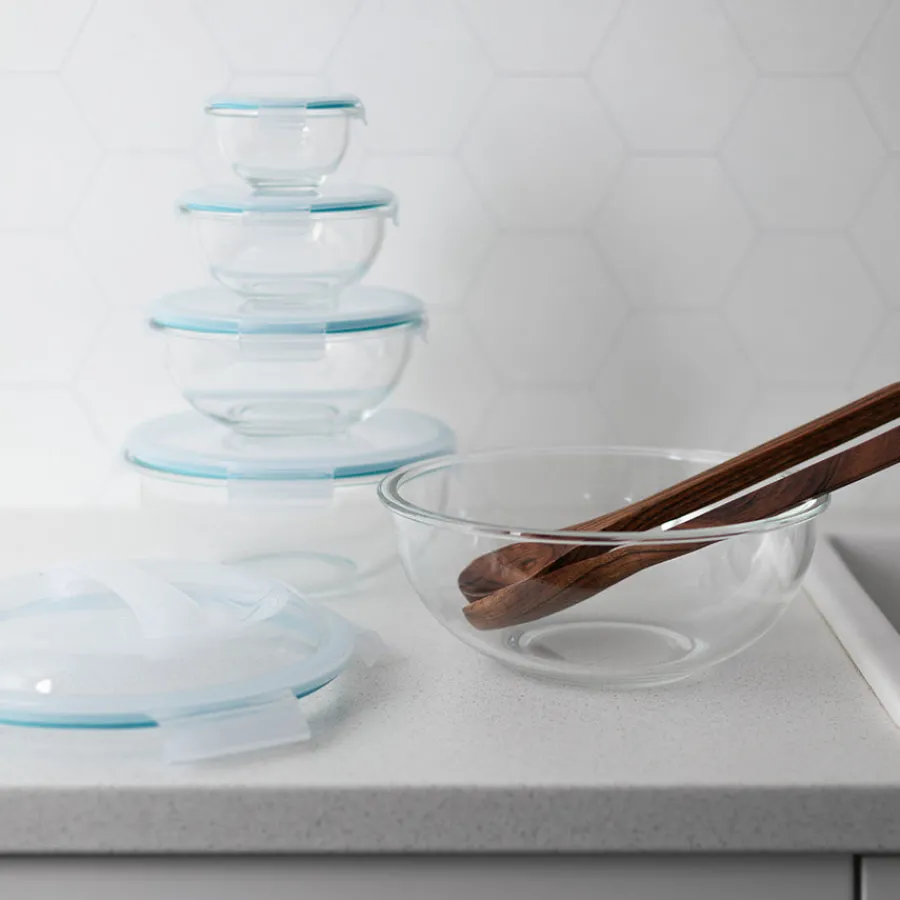 Oppta Oppbevaring/Bakeboller 5 Deler m/lokk<CHRISTIANIA 1739 Clearance