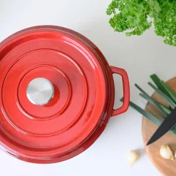 Støpejernsgryte 3,4L Rød<CHRISTIANIA 1739 Discount