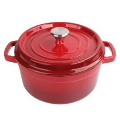 Støpejernsgryte 5L Rød<CHRISTIANIA 1739 New