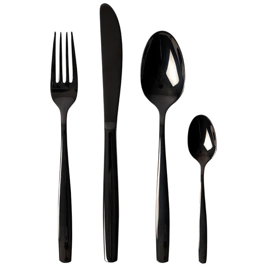 Sienna Bestikksett 24 deler Svart<CHRISTIANIA BESTIKK Online