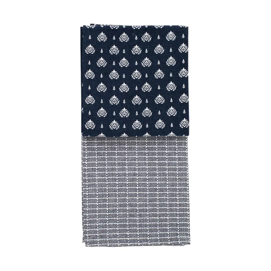 Collection Kjøkkenhåndkle 50x70cm Marine Blå 2<CHRISTIANIA GLASMAGASIN Best