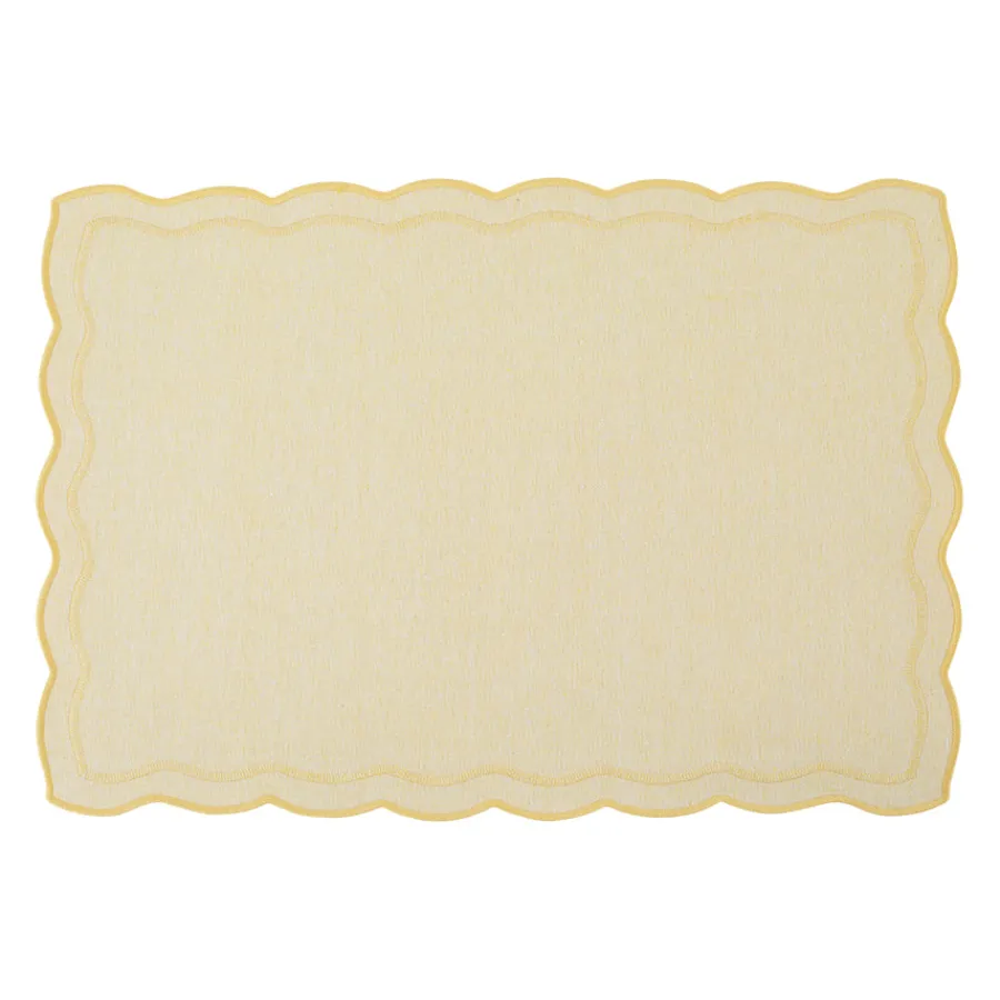 Collection Dekkebrikke 48x33cm Gul<CHRISTIANIA GLASMAGASIN