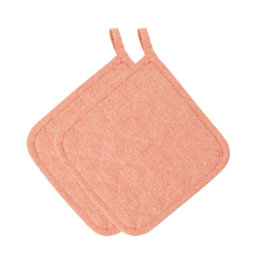 Collection Grytekluter Oransje 22cm 2pk<CHRISTIANIA GLASMAGASIN Clearance