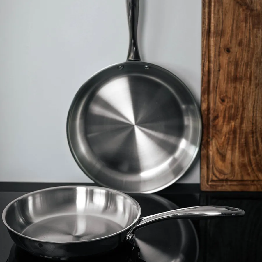 Premium Stekepanne Stål 28cm 3PLY<CLASSICPRO Sale