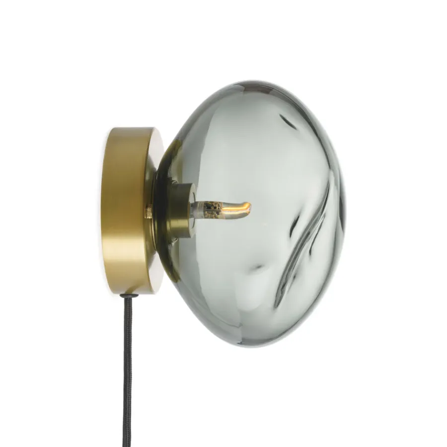 Crystal Stone Vegglampe -<HADELAND GLASSVERK