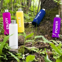 DRIKKEFLASKE 500ML BLÅ<HADELAND GLASSVERK Best