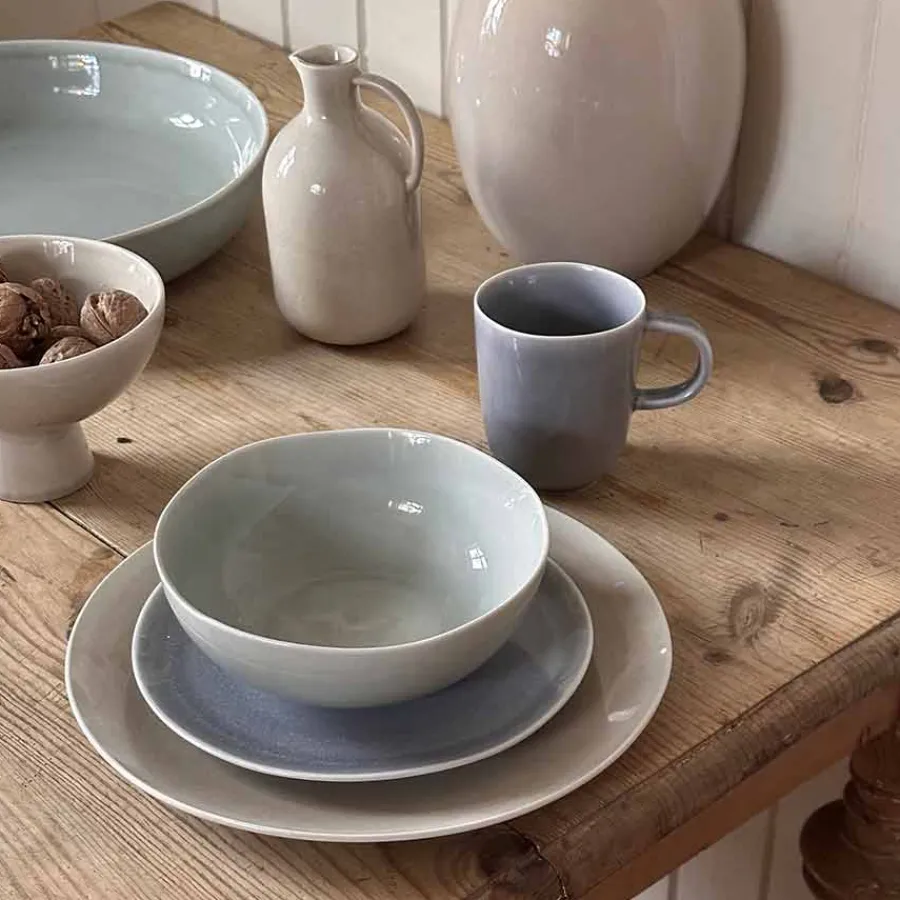 Ellie Asjett 20cm Dusty Blue<PORSGRUNDS PORSELÆNSFABRIK Sale