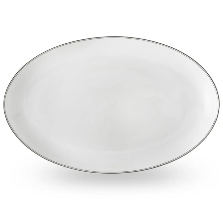 FAT OVALT 39CM HVIT/<WIK & WALSØE Clearance