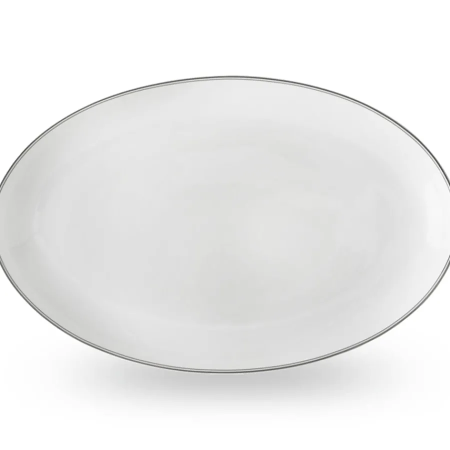 FAT OVALT 39CM HVIT/<WIK & WALSØE Clearance