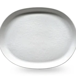 FAT OVALT 36CM WHITE<WIK & WALSØE Sale