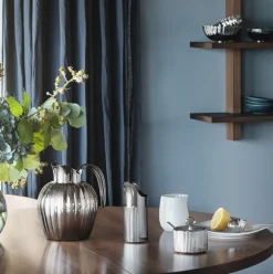 Bernadotte Sukkerskål m/Skje Rustfritt Stål<GEORG JENSEN