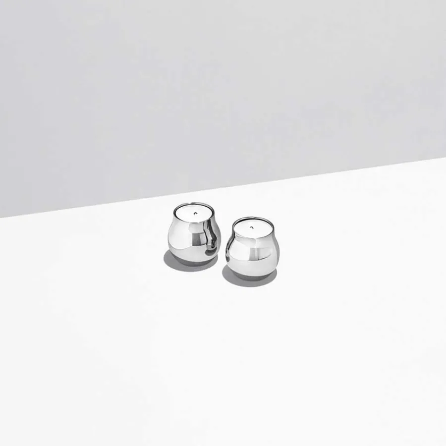 Cafu Telys Holder 2 stk Rustfritt Stål<GEORG JENSEN Best