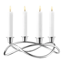 Season Lysestake 4 Lys Rustfritt Stål<GEORG JENSEN Sale