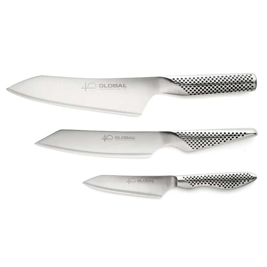 Knivsett 3 Kniver G-4, GS-110, GS-58 40års Jubileum<GLOBAL New