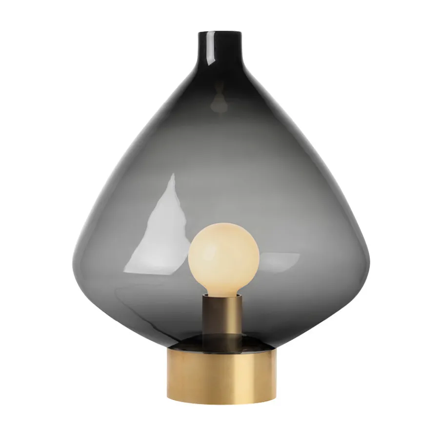 Arkiv Bordlampe 4218 Røkgrå<HADELAND GLASSVERK