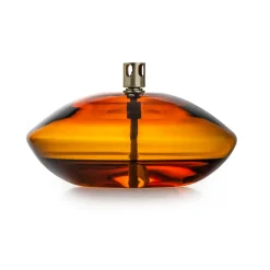 Aurora Oljelampe Amber<HADELAND GLASSVERK New