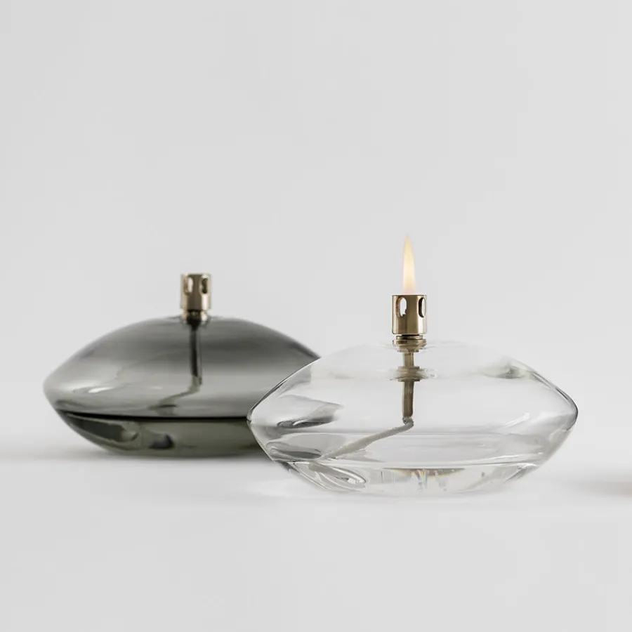 Aurora Oljelampe Klar<HADELAND GLASSVERK