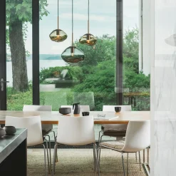 Crystal Stone Pendellampe<HADELAND GLASSVERK