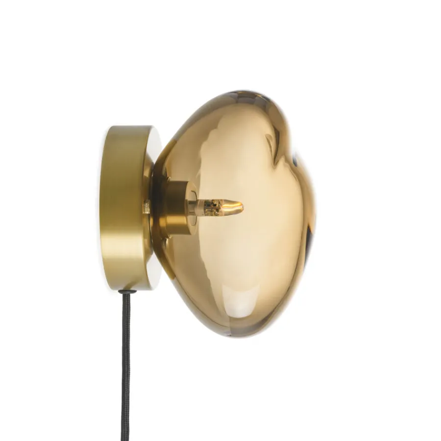 Crystal Stone Vegglampe<HADELAND GLASSVERK Sale