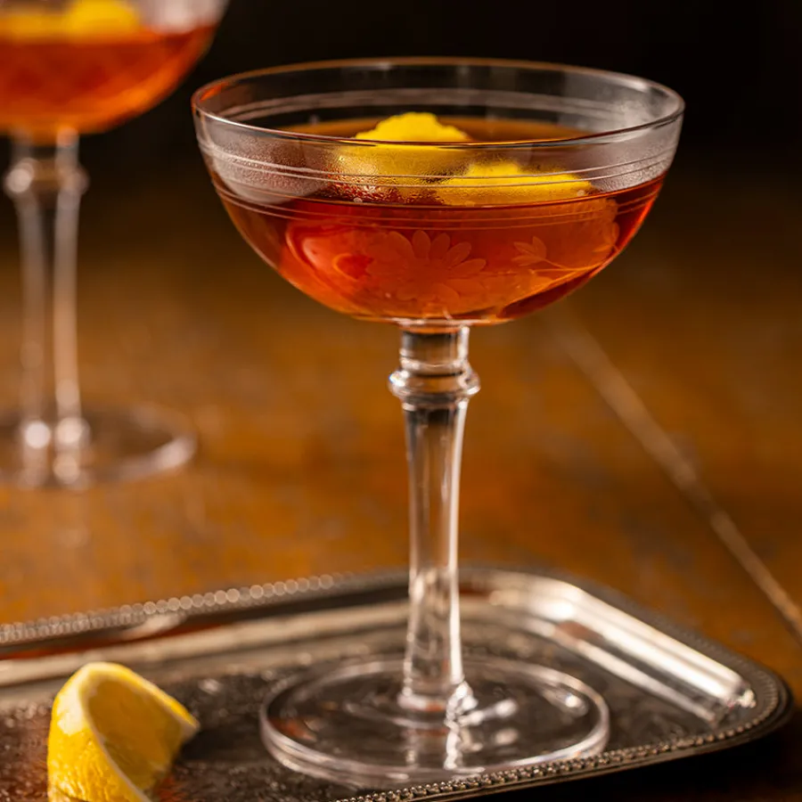 Elizabeth Champagneskål Blomsterslip 25cl Klar<HADELAND GLASSVERK New