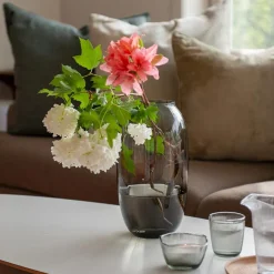 Ella Vase 29cm Røkgrå<HADELAND GLASSVERK New