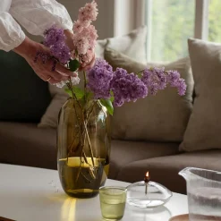 Ella Vase 29cm Oliven<HADELAND GLASSVERK Clearance