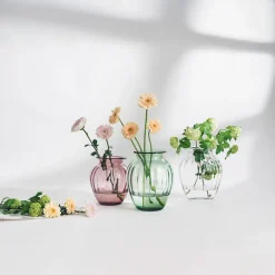 Emily Vase 23cm Rosa Optikk<HADELAND GLASSVERK Clearance