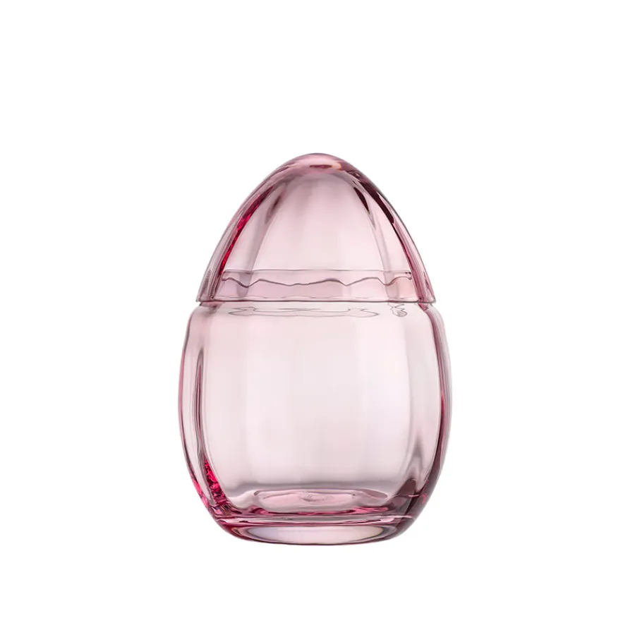 Glassegg m/Lokk Rosa 15cm<HADELAND GLASSVERK Discount
