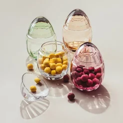 Glassegg m/Lokk Rosa 15cm<HADELAND GLASSVERK Discount