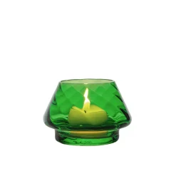 Gran Lyslykt Grønn Optikk 2pk<HADELAND GLASSVERK Best