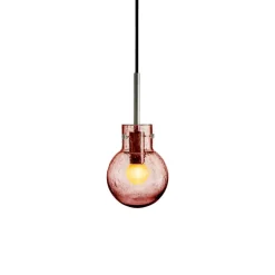 Krystallkule Taklampe Soda Morgenrød<HADELAND GLASSVERK Clearance