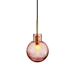 Krystallkule Taklampe Soda Morgenrød<HADELAND GLASSVERK Clearance